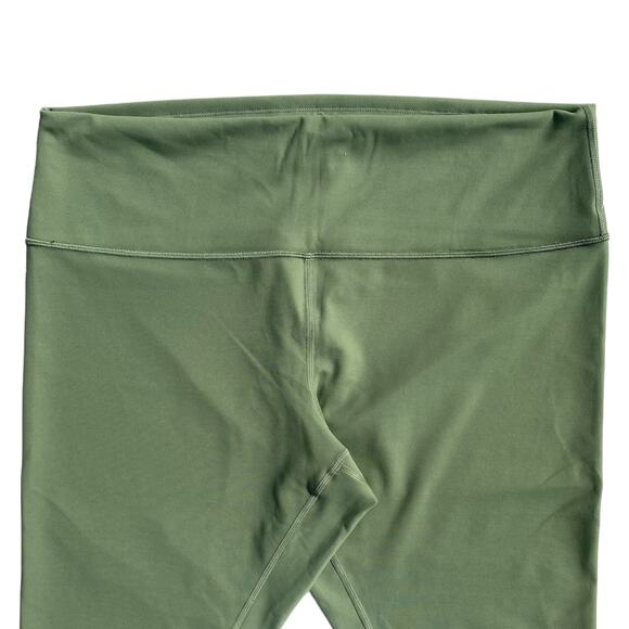 Lululemon Wunder Train Leggings High Rise Tight 25" Green Twill Size 20 - Picture 7 of 11